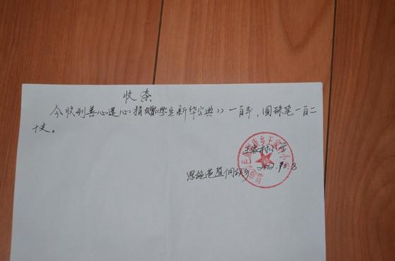 善心莲心字典王家村小学发放小结