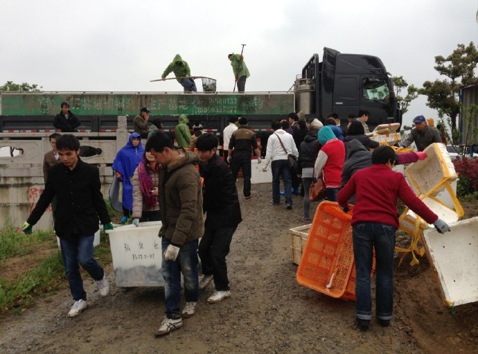 善心莲心联合苏州弘化社举行大型放生