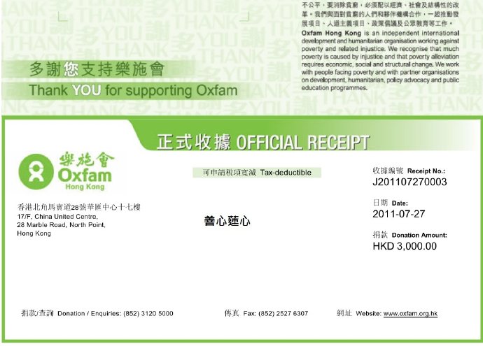 善心蓮心再捐東非糧食危機，希望得到你的支持！