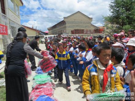 善心莲心书包大凉山发放报告