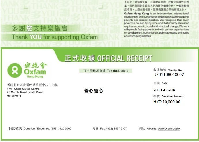 善心蓮心捐助東非糧食危機籌募善款圓滿結束