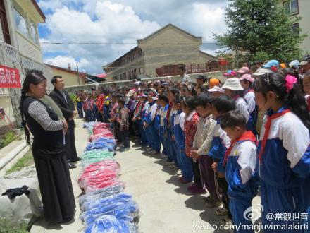 善心莲心书包大凉山发放报告