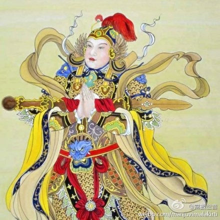 韦陀菩萨护世心咒