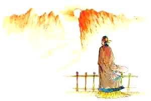 愛國（其二）飛渡鸛雀樓