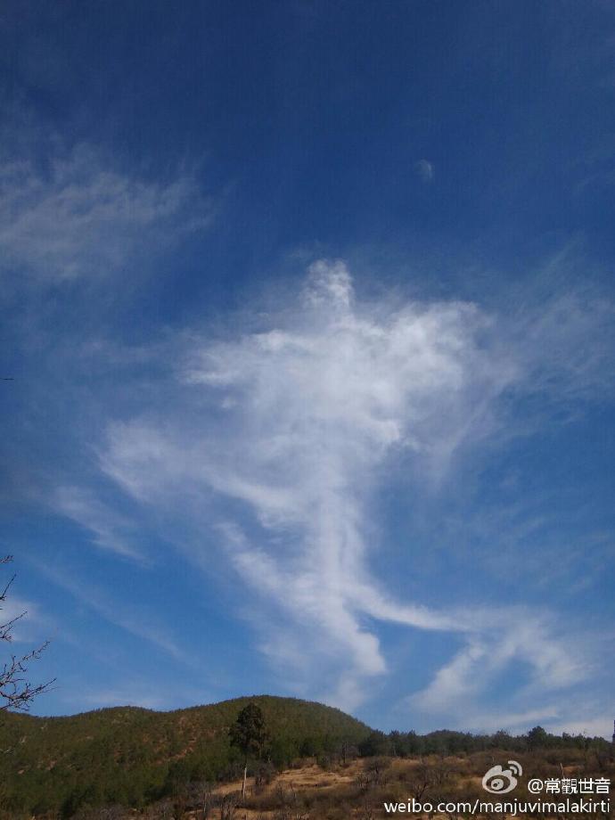 韦陀大菩萨上空显圣2013