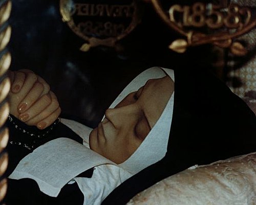 Photo of St. Bernadette in her shrine by Dan Paulos
